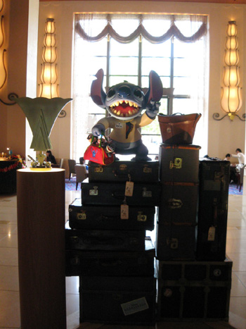 エントランスのスティッチ