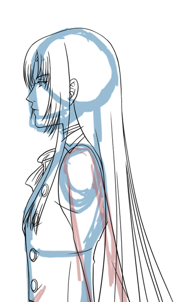 実際に使用する線画その2がこちら（まだまだ製作中）