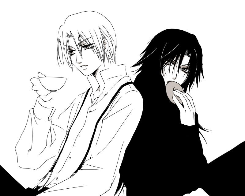 紅茶とドーナツ